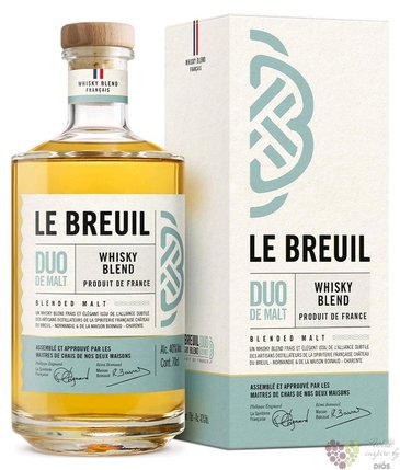 le Breuil  Duo de Malt Classic  blended malt French whisky 40% vol. 0.70 l