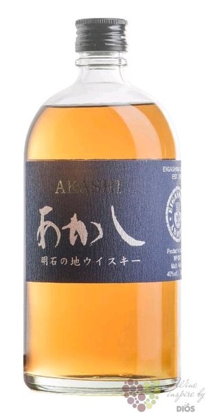 Akashi  Blue  blended Japanese whisky White oak distillery 40% vol.  0.70 l