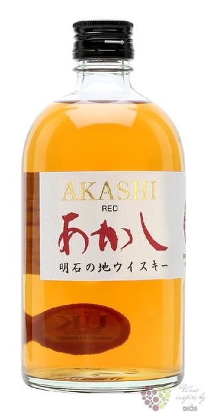 Akashi  Red  blended Japanese whisky White oak distillery 40% vol.  0.50 l