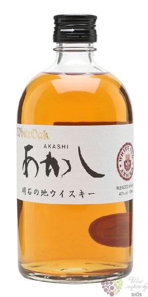 Akashi  White Oak  blended Japanese whisky White oak distillery 40% vol.  0.50 l