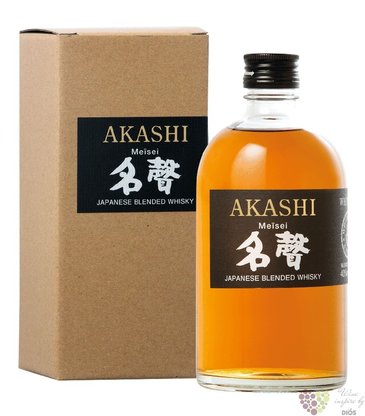 Akashi  Meisei  blended Japanese whisky by Eigashima White Oak 40% vol.  0.50 l