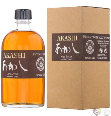 Akashi  Sherry cask  Japanese whisky by Eigashima White Oak 50% vol.  0.50 l