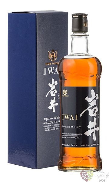 Hombo Shuzo  Iwai   Japanese whisky by Mars Shinsu 40% vol.  0.70 l