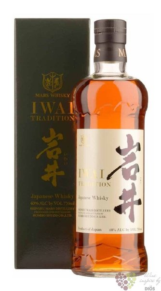 Hombo Shuzo  Iwai tradition  Japanese whisky by Mars Shinsu 40% vol.  0.70 l