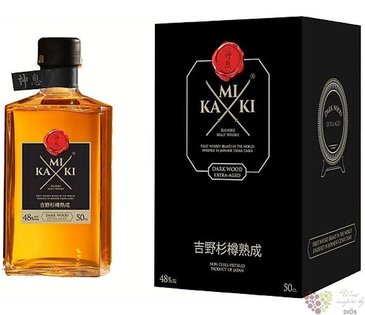 Kamiki  Dark Wood Extra aged  blended malt Japan whisky 48% vol.  0.50 l