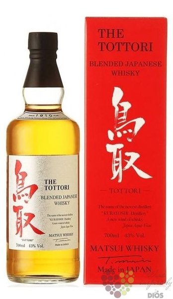 Kurayoshi  the Tottori  blended Japanese whisky by Matsui 43% vol. 0.50 l