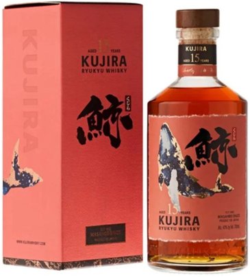 Kujira  Ryukyu  aged 15 years single grain Japan whisky by Masahiro 43% vol.  0.70 l