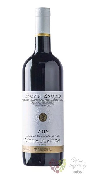 Modr Portugal 2016 jakostn vno vinastv Znovn Znojmo  0.75 l