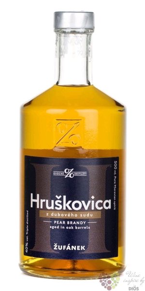 Hrukovica  Z dubovho sudu  Moravian aged pear brandy ufnek 40% vol.  0.50 l