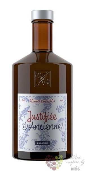 Absinthe  Justifiee &amp; Ancienne  Czech absinth by distillery ufnek 65% vol.0.50 l