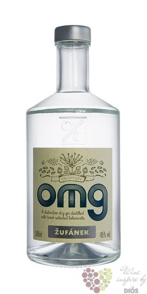 OMG „ Oh my ... gin ” Moravian fruits brandy distillery Žufánek 45% vol.   0.50 l