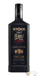 Fernet Stock „ Barrel edition ” Bohemian herbal liqueur 35% vol.  0.70 l