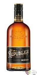 Bokov  Republica Exclusive  mixed caribbean rum 38% vol.  0.50 l
