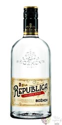 Bokov  Republica Exclusive white  mixed caribbean rum 38% vol.  0.70 l