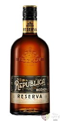Bokov  Republica Reserva  blended Caribbean rum 40% vol.  0.50 l