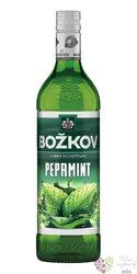 Božkov „ Peprmint ” Bohemian mint liqueur by Stock 20% vol.  1.00 l