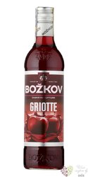 Božkov „ Griotte ” Bohemian cherry liqueur Stock 18% vol.    0.50 l