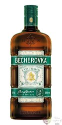 Becherovka  Unfiltered  premium herbs liqueur Jan Becher Carlsbad 38% vol.  0.50 l