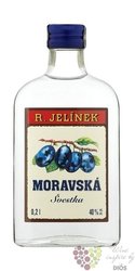 Moravská švestka bílá Rudolf Jelínek Vizovice 40% vol.    0.195 l