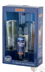 Plum vodka 2glass pack Rudolf Jelnek Vizovice 40% vol.    0.50 l