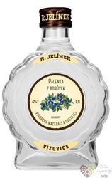 Pálenka z borůvek moravian biberry brandy Rudolf Jelínek 42% vol.  0.20 l