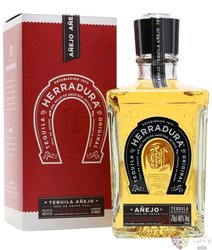 Herradura „ Anějo ” gift box Mexican natural tequila 100% of Blue agave 40% vol.  0.70 l