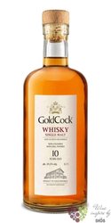 Gold Cock aged 10 years single malt Moravian whisky 49.2% vol. 0.20 l