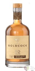 Gold Cock aged 12 years single grain Moravian whisky 49.2% vol.  0.70 l