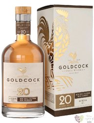 Gold Cock aged 20 years single malt Moravian whisky 49.2% vol.  0.70 l