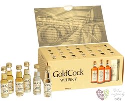 Gold Cock  Advent calendar  single malt Moravian whisky 49.2% vol.  24x0.02 l
