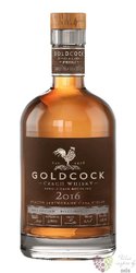 Gold Cock 2016 „ Springbank ” peated single cask Moravian whisky 62.1% vol.  0.70 l