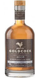 Gold Cock 2008  WINE brandy cask  MOravian whisky 60.5% vol.  0.70 l