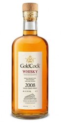 Gold Cock 2008  Single Cask  Moravian Single Grain whisky 61.5% vol.  0.70 l