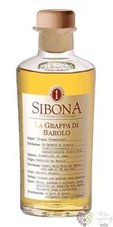 Grappa single grape di Barolo linea Graduata Sibona Antica 40% vol.  0.50 l