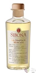 Grappa single grape di Moscato linea Graduata Sibona Antica 40% vol.  0.50 l
