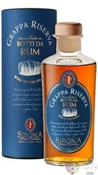 Grappa Riserva „ Botti da Rum ” Sibona Antica 44% vol.  0.50 l
