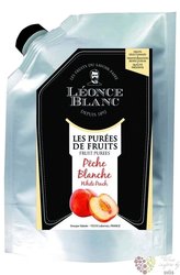 Broskev bíla French fruits purée Léonce Blanc 1kg