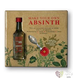 Gift set  make your own absint  Czech absinth by Lor special drinks 70% vol.0.05 l