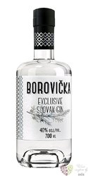 Borovička „ Exclusive Slovak Gin ” Slovakian spirits Fine distillery 40% vol.  0.70 l