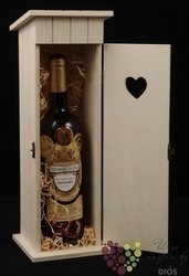 Nature wood box for 1 bottle