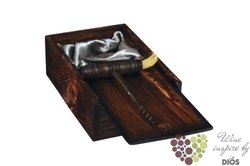 Luxury antic screw opener in gift wood box