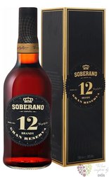 Soberano  Solera Gran Reserva 12  Brandy de Jerez Do Gonzales Byass 38% vol.0.70 l