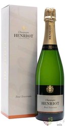 Henriot „ Souverain ” gift box brut Champagne Aoc  0.75 l