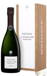 Bollinger rosé „ la Grande Année ” 2012 brut gift box 1er cru Champagne  0.75 l