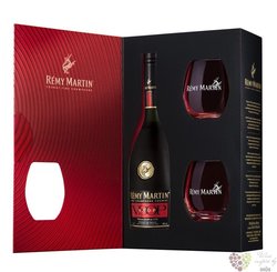 Remy Martin „ VSOP Vincent Leroy ” 2glass pack Fine Champagne Cognac 40% vol.  0.70 l