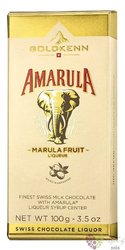 GoldKenn Liqueur Collection „ Amarula ” Swiss chocolate bar  100g