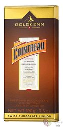 GoldKenn Liqueur Collection „ Cointreau ” Swiss chocolate bar  100g