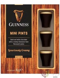 Guinness „ Mini Pints Luxuriously Creamy ” Irish chocolate pralines  82 g