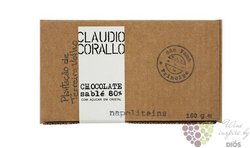 Claudio Corallo chocolate 80% with sugar crystals  160 g