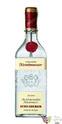 Schwarzwälder Kirschwasser German cherries brandy by Alfred Schladerer 42% vol.0.70 l